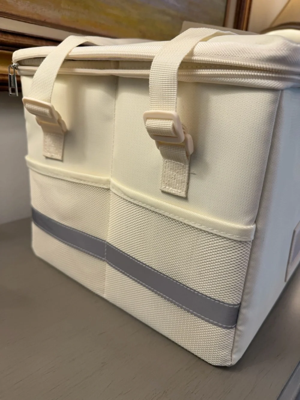 File Box Locking Fireproof Document Box Water Resistant Collapsible Portable